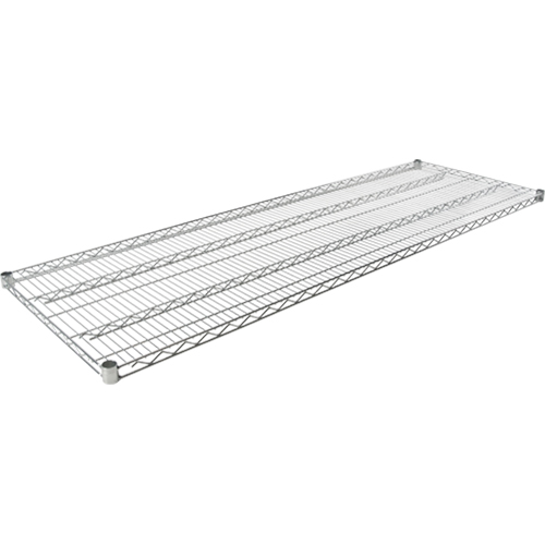 Wire Shelf for Heavy-Duty Chromate Wire Shelving, 72" W x 18" D, 600 lbs. Capacity Solutions industrielles ALPHA