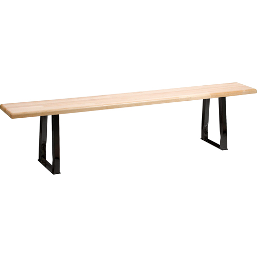 Locker Room Bench, Wood, 72" L x 9-1/2" W x 16-1/2" H Solutions industrielles ALPHA