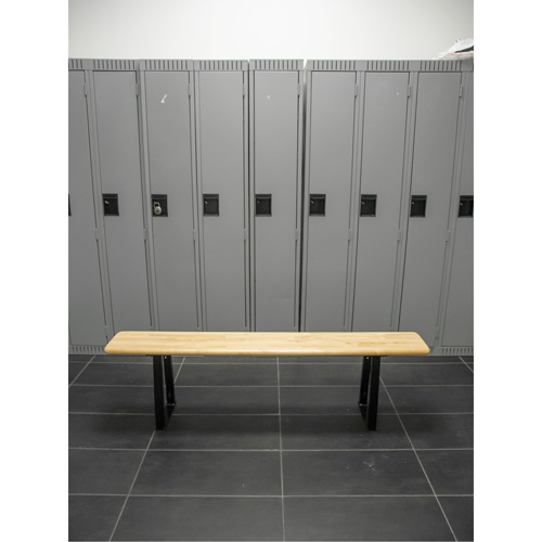 Locker Room Bench, Wood, 72" L x 9-1/2" W x 16-1/2" H Solutions industrielles ALPHA