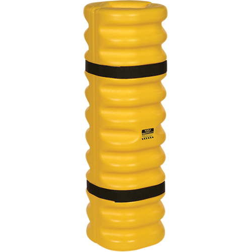 Protecteur de colonne, Ouverture int&eacute;rieure 4" x 6", 13" lo x 13" la x 42" h, Jaune Solutions industrielles ALPHA