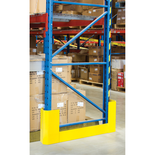 Racking Aisle Protectors, 3" W x 53" L x 16" H, Safety Yellow Solutions industrielles ALPHA