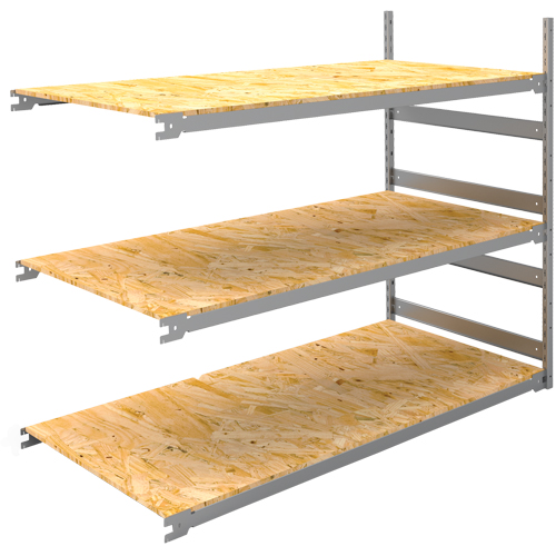 Wide Span Record Storage Shelving, Steel, 3 Shelves, 72" W x 32" D x 60" H, Add-On Kit Solutions industrielles ALPHA