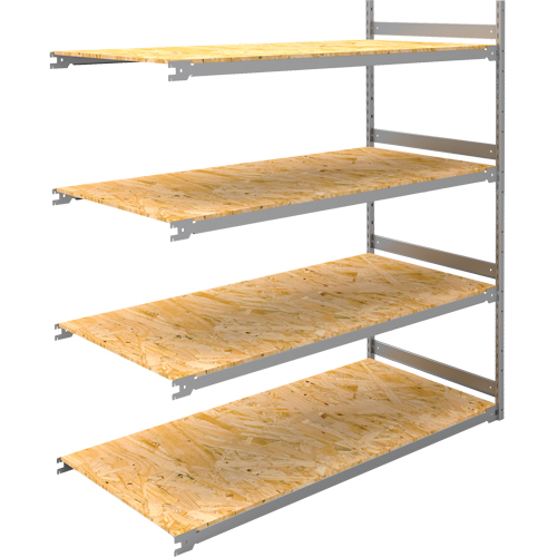 Wide Span Record Storage Shelving, Steel, 4 Shelves, 72" W x 32" D x 84" H, Add-On Kit Solutions industrielles ALPHA