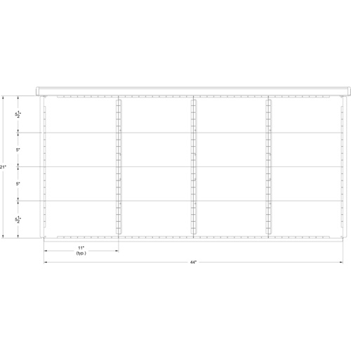 Cabinet d'entreposage &agrave; tiroirs int&eacute;gr&eacute; Interlok Solutions industrielles ALPHA