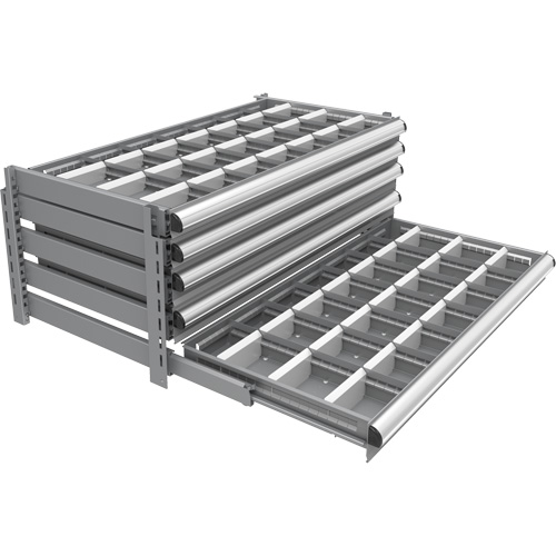 Cabinet d'entreposage &agrave; tiroirs int&eacute;gr&eacute; Interlok Solutions industrielles ALPHA