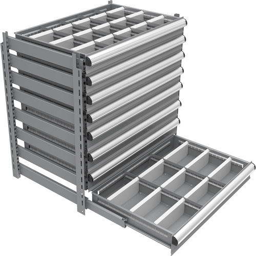 Cabinet d'entreposage &agrave; tiroirs int&eacute;gr&eacute; Interlok Solutions industrielles ALPHA