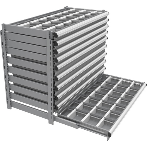 Cabinet d'entreposage &agrave; tiroirs int&eacute;gr&eacute; Interlok Solutions industrielles ALPHA