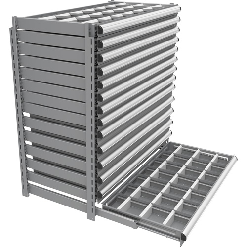 Cabinet d'entreposage &agrave; tiroirs int&eacute;gr&eacute; Interlok Solutions industrielles ALPHA