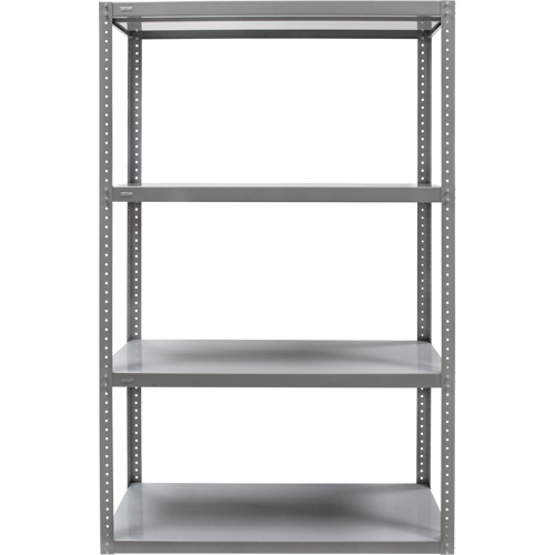 Heavy-Duty Shelving, Steel, Bolted, 3000 lbs. Capacity, 36" W x 72" H x 24" D Solutions industrielles ALPHA