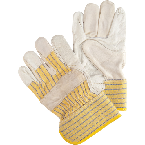 Abrasion-Resistant Fitter's Gloves, 2X-Large, Grain Cowhide Palm Solutions industrielles ALPHA