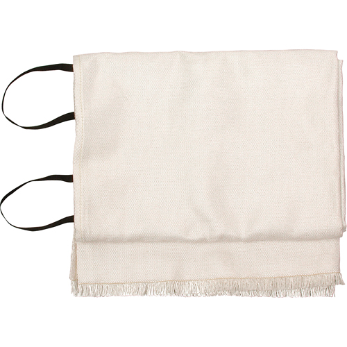 Couvertures ignifuges d'urgence, Fibre de verre, 72"lo x 60"la Solutions industrielles ALPHA