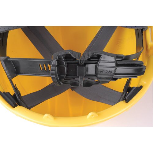 Casques de protection V-Gard - Suspensions 1-Touch, R&eacute;pond aux normes CSA type 1, Suspension Glissement rapide, Non ventil&eacute; Solutions industrielles ALPHA