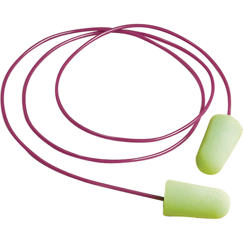 Bouchons d'oreilles en mousse Pura-Fit, Vrac - Boîte, Avec cordon Solutions industrielles ALPHA