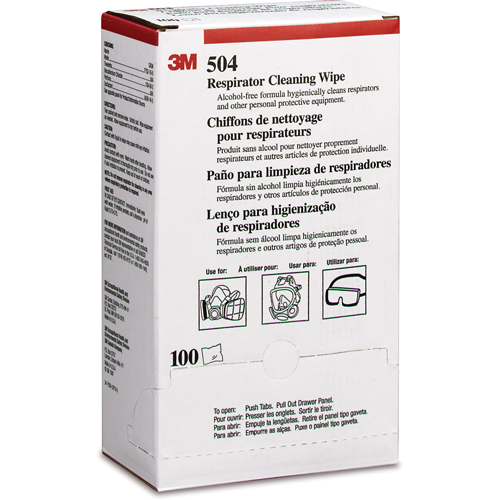 Serviettes de nettoyage pour respirateurs, Lingettes Solutions industrielles ALPHA