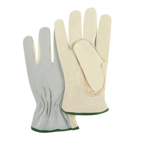 Split Back Driver's Gloves, Medium, Grain Cowhide Palm Solutions industrielles ALPHA