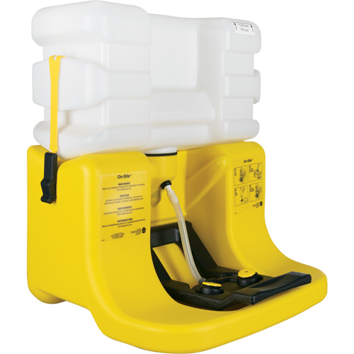 Douche oculaire On-Site, Aliment&eacute; par gravit&eacute;, Capacit&eacute; 7 gal., Conformit&eacute; ANSI Z358.1 Solutions industrielles ALPHA
