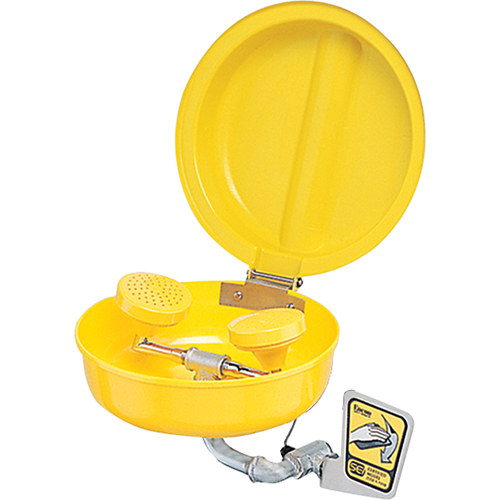 Eye/Face wash With Cover, Wall-Mount Installation, Plastic Bowl Solutions industrielles ALPHA
