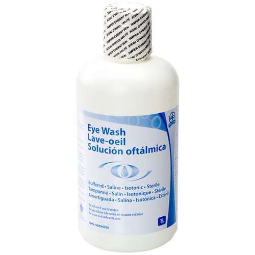 Eyewash Station Accessories - Eyewash Solution, 32 oz. Solutions industrielles ALPHA