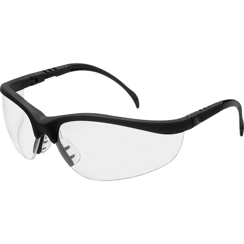 Lunettes de s&eacute;curit&eacute; Klondike, Lentille Transparent, Anti-&eacute;gratignures, R&eacute;pond ou surpasse la norme CSA Z94.3 Solutions industrielles ALPHA