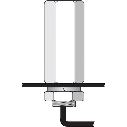 Tiges de s&eacute;curit&eacute; pour support porte-drapeau, usage intensif - accessoires & pi&egrave;ces de rechange Solutions industrielles ALPHA