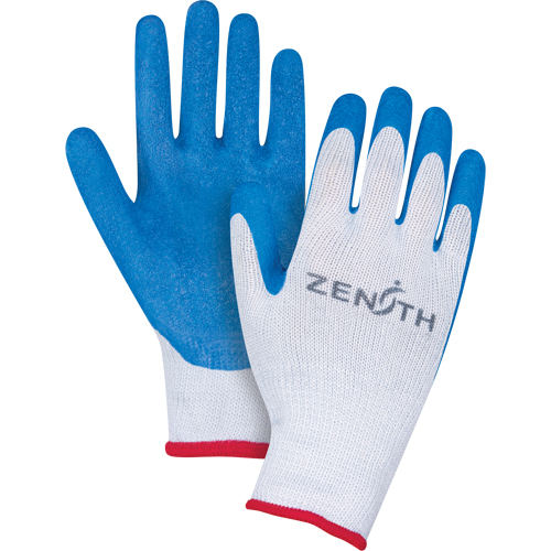 Gants enduits tricot&eacute; sans couture en caoutchouc naturel, 7/Petit, R&ecirc;vetement Latex de caoutchouc, Calibre 10, Enveloppe en Polyester/Coton Solutions industrielles ALPHA