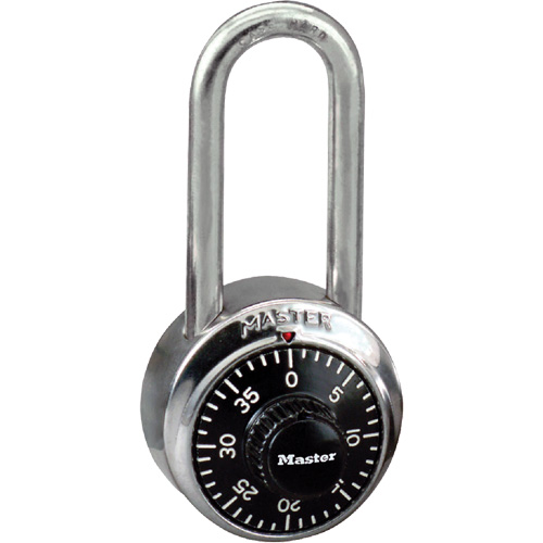 Combination Padlock, Silver, Hardened Steel, 1-7/8" Width Solutions industrielles ALPHA