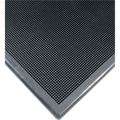 Tapis de d&eacute;sinfection No 222, Caoutchouc, 2' la x 2-2/3' lo x 1/2" &eacute;pais, Noir Solutions industrielles ALPHA