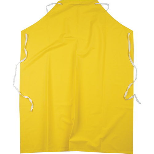Flame Resistant Aprons, Polyester/PVC, 48" L x 36" W, Yellow Solutions industrielles ALPHA