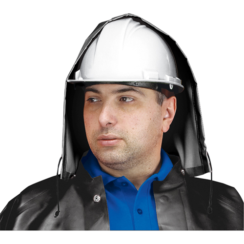 SBR Vulcan Rain Hood, One Size, Black, Rubber Solutions industrielles ALPHA