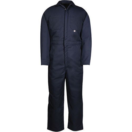 Insulated Coveralls, Men's, Navy Blue, Size Medium Solutions industrielles ALPHA