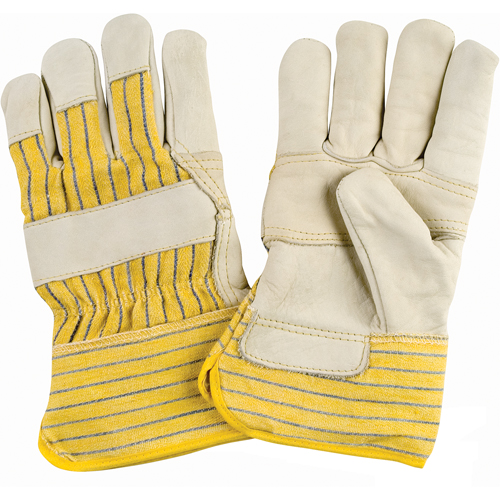 Gants d'ajusteur doubl&eacute;s pour l'hiver &agrave; paume renforc&eacute;e, T-Grand, Paume en Cuir fleur de vache, Doublure en Molleton de coton Solutions industrielles ALPHA