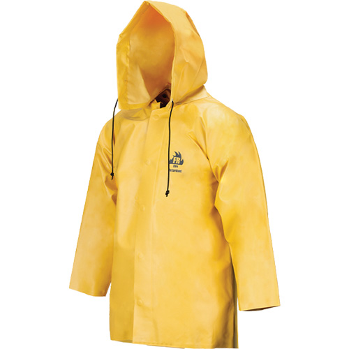 Neo-Slick Chemical & Acid Resistant Rain Jacket, Medium, Yellow, Neoprene Solutions industrielles ALPHA