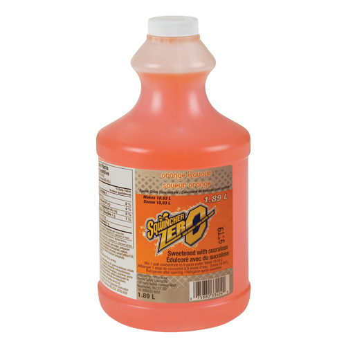 Sqwincher&reg; Boisson de r&eacute;hydratation ZERO, Concentr&eacute;, Orange Solutions industrielles ALPHA