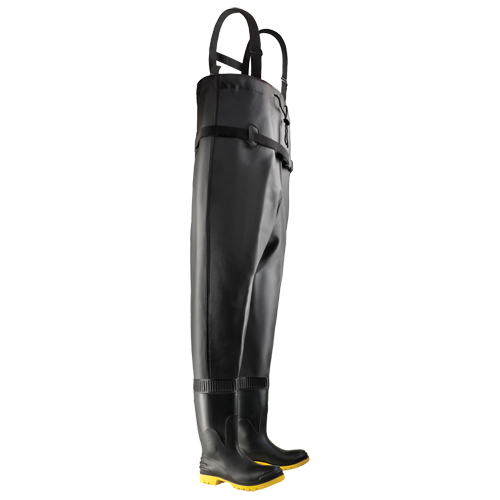 Chest Waders, 6, Steel Toe, Puncture Resistant Sole Solutions industrielles ALPHA