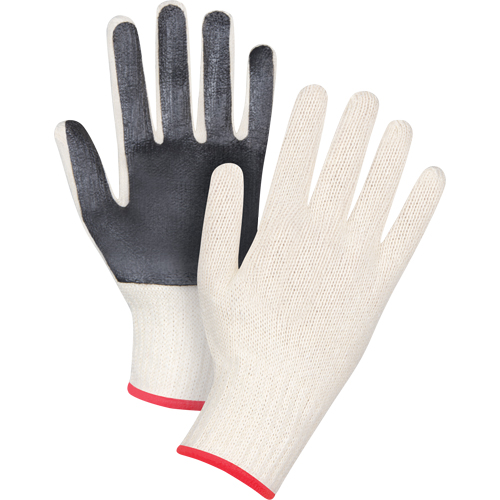 Palm-Coated String Knit Gloves, Poly/Cotton, Single Sided, 7 Gauge, Small Solutions industrielles ALPHA