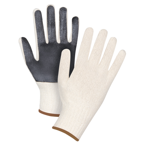 Palm-Coated String Knit Gloves, Poly/Cotton, Single Sided, 7 Gauge, Large Solutions industrielles ALPHA
