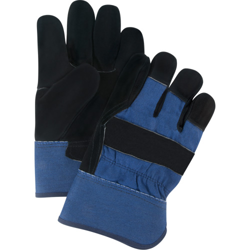 Gants d'ajusteur doubl&eacute;s pour l'hiver &agrave; chaleur sup&eacute;rieure, T-Grand, Paume en Cuir de vache refendu, Doublure en Thinsulate Solutions industrielles ALPHA