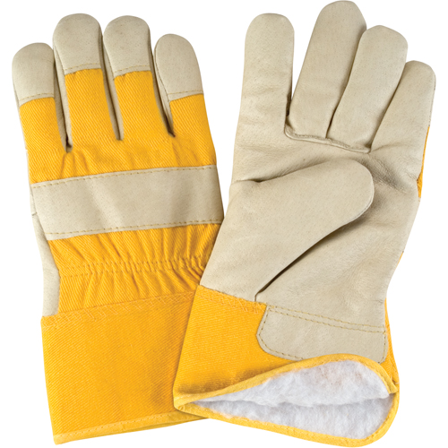 Winter-Lined Fitters Gloves, Large, Grain Pigskin Palm, Boa Inner Lining Solutions industrielles ALPHA