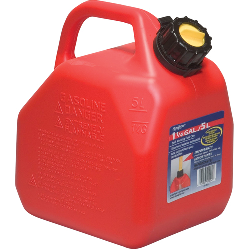 Jerry Cans, 1.25 US gal./5 L, Red, CSA Compliant/ULC Solutions industrielles ALPHA