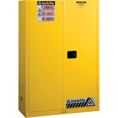 Armoires Sure-Grip EX pour produits inflammables, 45 gal., 2 Porte(s), 43" La x 65" h x 18" p Solutions industrielles ALPHA