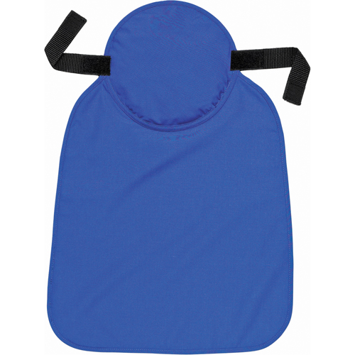 Tampons  et voiles pour le cou refroidissants pour casque de s&eacute;curit&eacute; Chill-Its 6717, Bleu Solutions industrielles ALPHA
