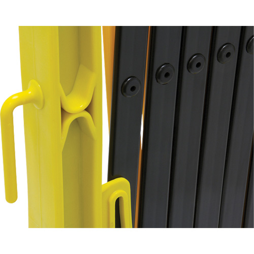 Barri&egrave;re Xpandit, 36" h x 11,5' lo, Noir/Jaune Solutions industrielles ALPHA