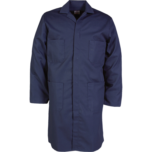 Sarrau de laboratoire, Poly-coton, 46, Bleu marine Solutions industrielles ALPHA