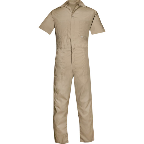 Short Sleeved Coveralls, Men's, Tan, Size 2X-Large (Tall) Solutions industrielles ALPHA