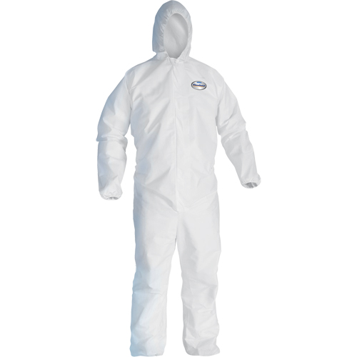 Combinaisons Kleenguard A40, Moyen, Blanc, Microporeux Solutions industrielles ALPHA