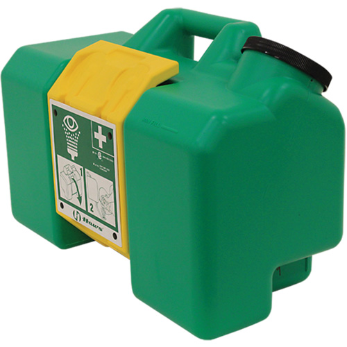 Poste de douche oculaire, Aliment&eacute; par gravit&eacute;, Capacit&eacute; 9 gal., Conformit&eacute; ANSI Z358.1 Solutions industrielles ALPHA