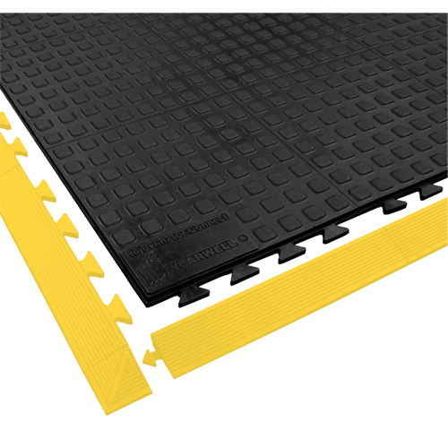 Rejuvenator Connect No. 502 Matting, Polyurethane, 3' W x 3' L, 5/8" Thick, Black Solutions industrielles ALPHA