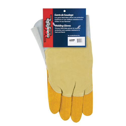 Pipeliner Welding Gloves, Split Cowhide, Size Large Solutions industrielles ALPHA