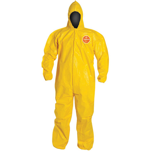 Hooded Coveralls, Tychem&reg; 2000, 2X-Large, Yellow Solutions industrielles ALPHA