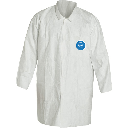 Sarrau de laboratoire, Tyvek 400, Blanc, 2T-Grand Solutions industrielles ALPHA
